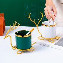 Light Extravagant Ashtrays Ins Creative Tide Personality Home Living Room Anti-Cigarette Ash Nordic Ash Flushed Office Pendulum