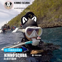 KINNOSCUBA CAT diving HAT CUTE CARTOON MEOW DIVING HEADGEAR UNDERWATER WARM sunscreen SNORKELING