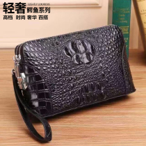 Thai Pure True Avocado Leather Mens Bag Handbags Genuine Leather Youth Business Cross Zip Code Lock Hand Grip Bag Hand Grab Bag