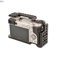 All-metal video extended rabbit cage stabilizer protection frame for Sony A6400 A6300 A6000 vertical shot