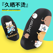 Electric car cushion cover motorcycle cushion heat insulation waterproof sunscreen four seasons universal breathable tram battery car seat cushion