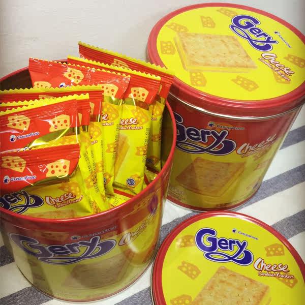 Gery Chili chocolate-coated cookie cheese sandwich cookie cheese-flavored snack 308G can be wholesaled