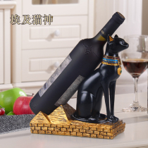 European banquet personality fashion red wine rack ornaments European resin creative wine rack wine cup holder living room decoration wine bottle