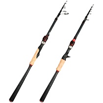 MH telescopic ultra-light portable road Apole suit Water drop wheel spinning wheel full of light sea Mighty Rod Fishing Rod