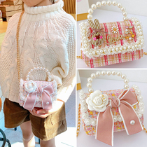 New childrens bag female cute foreign style little girl satchel girl crossbody bag fashion princess mini portable moe
