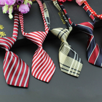 (1-3 years old) Korean childrens tie boy baby super short mini tie tide boy jewelry gift box
