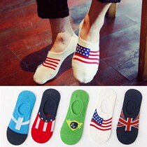 Socks Mens Korean version trendy short socks Spring Summer Deodorant Boat Socks Shallow stockings Socks Thin men socks