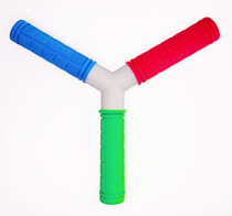 Reaction training stick eye-hand coordination agile response trainer throwing catch throwing three-headed stick