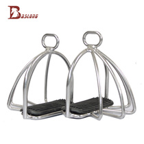 Stainless steel safety paddles mesh horseback riding stirrup to prevent pedaling eight-foot dragon harness BCL326329