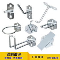 Single straight adhesive hook square hole hole board adhesive hook hanging board display rack adhesive hook hardware tool rack adhesive hook multifunctional shelf