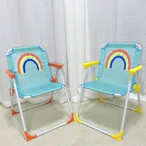 South Koreas new ins wind childrens deck chair thickened picnic chair portable beach chair indoor and outdoor available