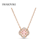 Swarovski beating heart SPARKLINGDANCE clover shape female necklace gift