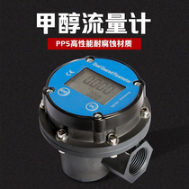 OGM electronic plastic elliptical gear flowmeter Methanol meter Diesel water urea liquid flow meter 