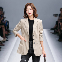 Haining leather sheep leather suit suit womens long 2021 Winter New Lady Spring and Autumn suit jacket