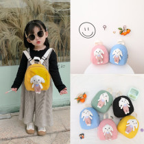 Kindergarten 3-year-old 5 baby mini cartoon bunny backpack foreign boy girl out backpack cute schoolbag