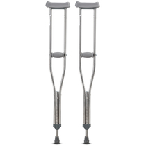 Thickened stainless steel crutches telescopic 9-speed adjustment armpit disabled double-turn walker Elderly double-turn armpit turn
