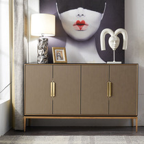 Light luxury porch cabinet living room entry locker simple sideboard post modern decorative compartment storage whole shoe cabinet
