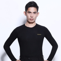Dan Baoluo New Men's Long Sleeve Modern Dance Crewneck Jacket Practice Dress Latin Dance Waltz Square Dance Jacket