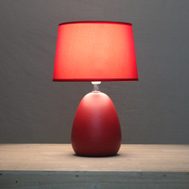 Macaron desk lamp Bedroom Nordic ins Red girl heart warm romantic wedding long light gift bedside lamp