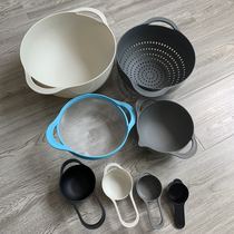 Out of the United States single-line price 268 household Multifunctional Utility and baking pot rainbow fruit basin 8 sets