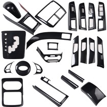 Dedicated to 08 09 10 11 12 Old Subaru Forester modified mahogany interior carbon fiber trim strip