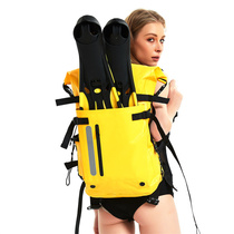 TOOKE 30L Multifunction Waterproof Backpack Water Lung Free Diving Foot Webbing Bag Double Shoulder Bag with Mantra V3