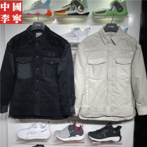 Li Ning jacket men Xiao Zhanzan same coat 2021 Winter embroidery loose warm corduroy cotton AFMR459