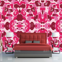Dormitory Clothing Store Japan Tide Brand Wallpaper Bedroom Camouflage Wallpaper Girl Room Pink Red Bape Ape Dormitory Clothing Store Japan Tide Brand Wallpaper Bedroom Camouflage Wallpaper Girl Room Pink Red Bape Ape