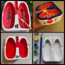 Creative Lung Shape Ashtrays Lung-Shaped Lung Type Send dads husband Quit Gifts for Strange Ashtrays