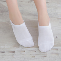 Womens mesh socks invisible anti-off heel deodorant summer bamboo fiber socks thin womens boat Socks black skin color socks
