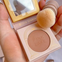 Private niche brand pink lake Roman holiday truth blush highlight 03 Sun Red 5 naked apricot roasted milk tea