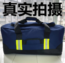 Fire front transport bag running bag Flame blue is bagged after leaving the bag black left-behind bag portable