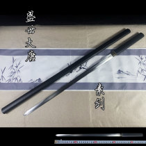 Longquan City plain Tang sword integrated high manganese steel Tang Heng Sword Collection Town House Self-Defense Craft Cold Weapon unblanched
