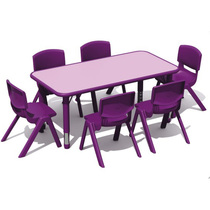 Lisa six table early education kindergarten childrens desks and chairs can lift fire board 6 people game learning table FY