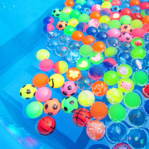 Batch No. 27 floating water polo 25mm elastic ball playground Haidilao colorful rainbow Park underwater fishing floating