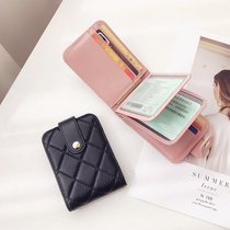 Leather drivers license license two-in-one personality duo ka wei card integrated storage zheng jian bao upscale holster female