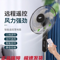 Xinfei electric fan Household floor fan Remote control timing mechanical shaking head Energy-saving silent dormitory office vertical fan