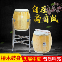 6 5-inch treble drum White stubble drum War drum Hall drum Dharma drum Cowhide drum Tsubaki drum Log drum Opera drum Peking Opera drum