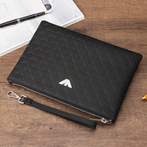 2022 Amari Handbags Mens Leather Mens Hands Bag New Casual Hand Grip Bag Business Cow Leather