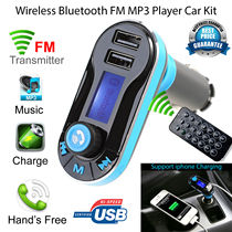 Car MP3 player Bluetooth hands-free phone car cigarette lighter type dual USB car charger
