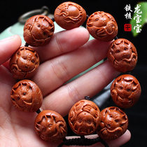  Sugong olive core carving handmade large seed iron core carving Dragon baby dragon egg olive walnut hand skewer handheld male