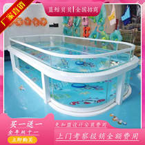 New baby swimming pool mother and baby shop tempered glass swimming pool commercial equipment children baby bath tub
