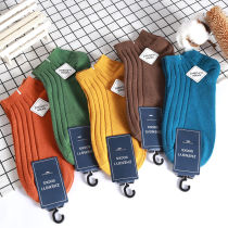 Socks Mens short socks cotton socks Deodorant Suction sweat Men Short-cylinder autumn-winter breathable fall Regular low Help Sport boat Sox