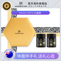 WatsonSon Watson 5 250g2 bottle gift box honey New Zealand imported Manuka honey gift high-end