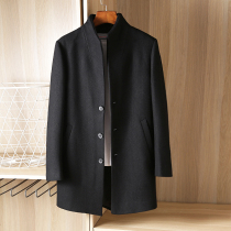 Collection broken hundred 39 out of the value of the cost-effective mens autumn and winter long wool coat