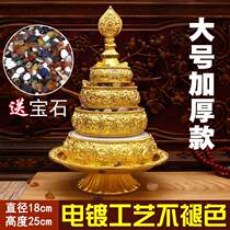 Manzapan eight auspicious Tibetan religious items mantra carving gilded Tibetan style for Buddha tray with a variety of options