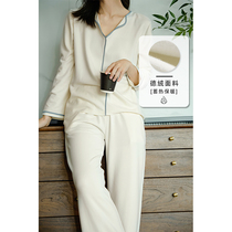 MEIYANG MEIYANG will breathe home set of Dong plus cotton home clothing long sleeve pajamas women Spring Autumn and Winter