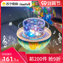 (Wanhuo 453) Globe Star Projector Night Light bedroom bedside children room cute cartoon lamp