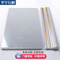 Artificial Marble Door Cover Wrapping with balcony Entrance Windows Cover Aluminum Alloy Doors and windows Door frames Custom rims stone lines