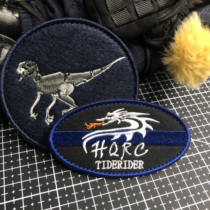 HKP Hong Kong Special Administrative Region STC Speed Dragon Identification Chapter Embroidery Morale Magic Sticker Chest Badge Arm Badge